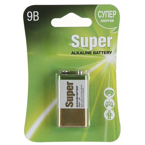 Батарейка крона GP Super Alkaline 1604A-5CR1 батарейка щелочная duracell 6lf22 6lr61 9v крона