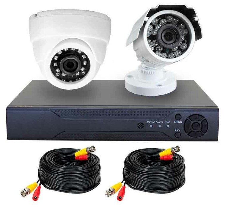 Комплект видеонаблюдения AHD 5Мп PS-link KIT-B502HD 1 камера для помещения 1 для улицы