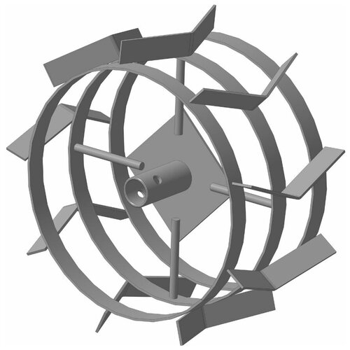 Грунтозацеп вал 30мм., 380\180, длина втулки 85мм 3 обода