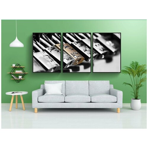 фото Модульный постер "замок, закончить, неисправность" 180x90 см. из 3х частей в тубусе, без рамки lotsprints