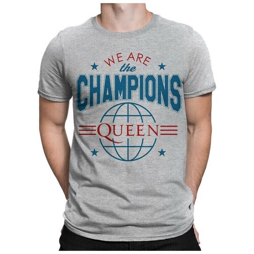 Футболка DreamShirts Queen - We are the Champions Мужская серая 2XL DREAM SHIRTS серый  