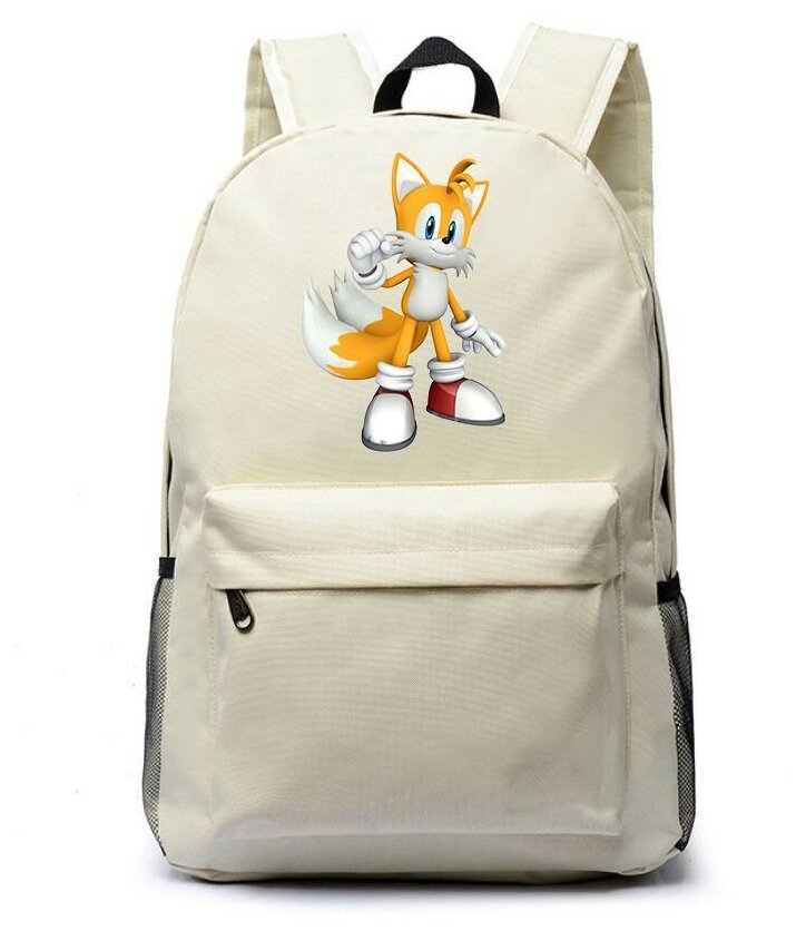 Рюкзак Соник (Sonic) белый №1