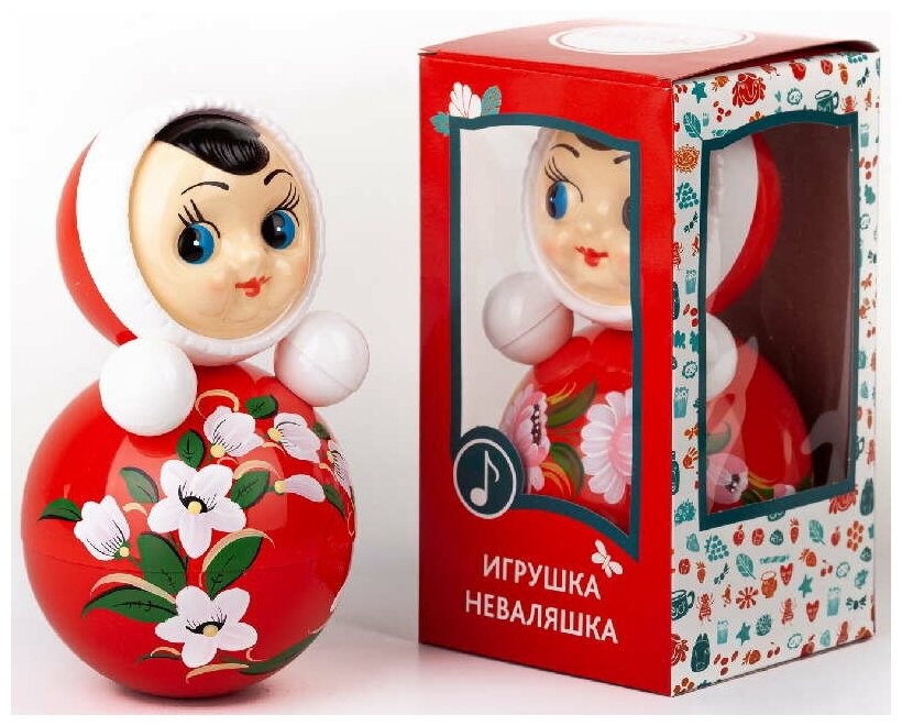 Игрушка-неваляшка, 20 см, в художественной упаковке, расписная 6С-002/расписная