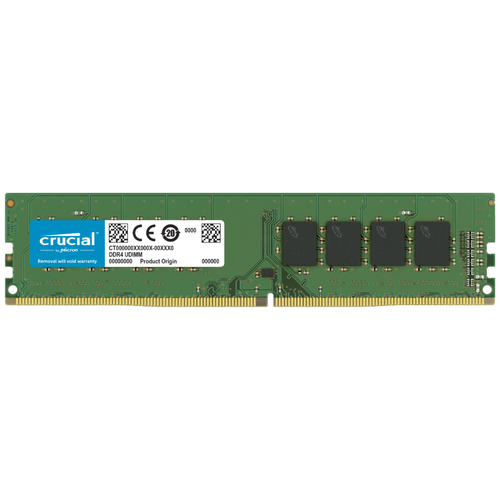 Оперативная память Crucial 8 ГБ DDR4 2400 МГц DIMM CL17 CT8G4DFS824A оперативная память infortrend 8 гб ddr4 2400 мгц dimm cl17 ddr4recmd 0010