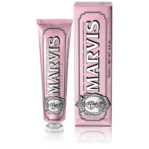 Зубная паста Marvis Sensitive Gums Gentle Mint, 75 мл зубная паста marvis sensitive gums gentle mint