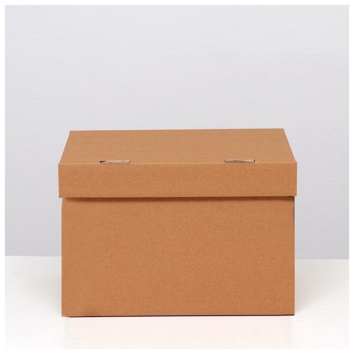 Коробка для хранения "А4", бурая, 32,5 x 23,5 x 23,5 см 7261904