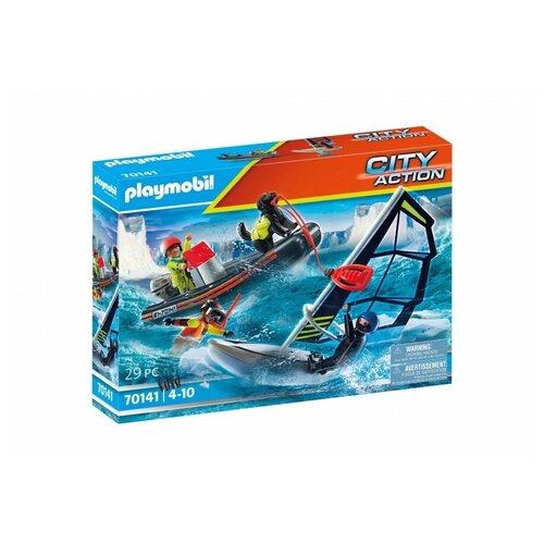 Конструктор Playmobil Спасатели с собакой PM70141 playmobil конструктор мототрасса