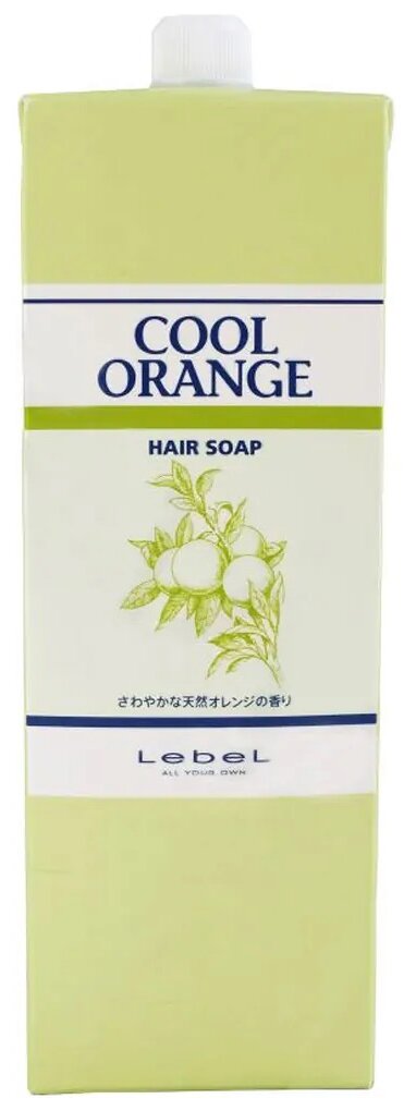 Lebel Cosmetics шампунь Cool Orange Hair Soap, 1600 мл