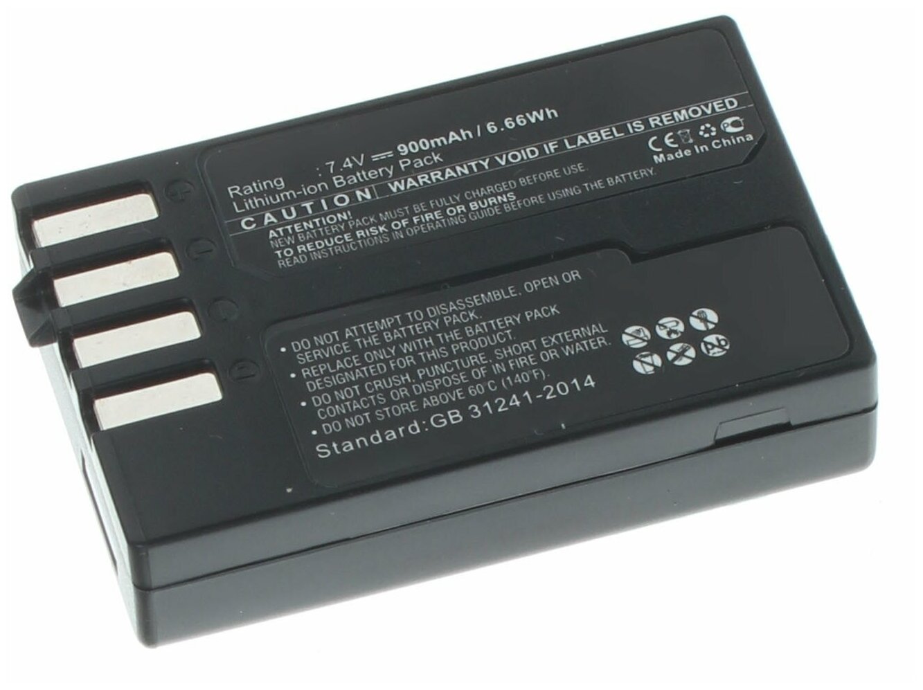 Аккумулятор iBatt iB-B1-F402 900mAh для Pentax D-Li109,