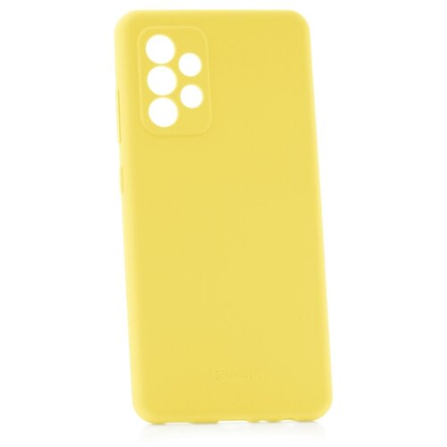 фото Чехол на samsung galaxy a52 kruche silicone plain yellow кruче