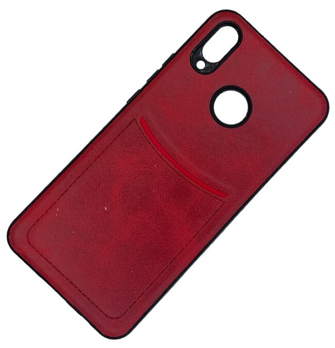 Чехол ILEVEL с кармашком для Huawei Honor NOVA 3i/ P Smart Plus красный
