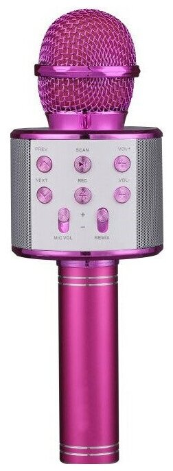 Беспроводной микрофон-караоке FunAudio G-800 Pink