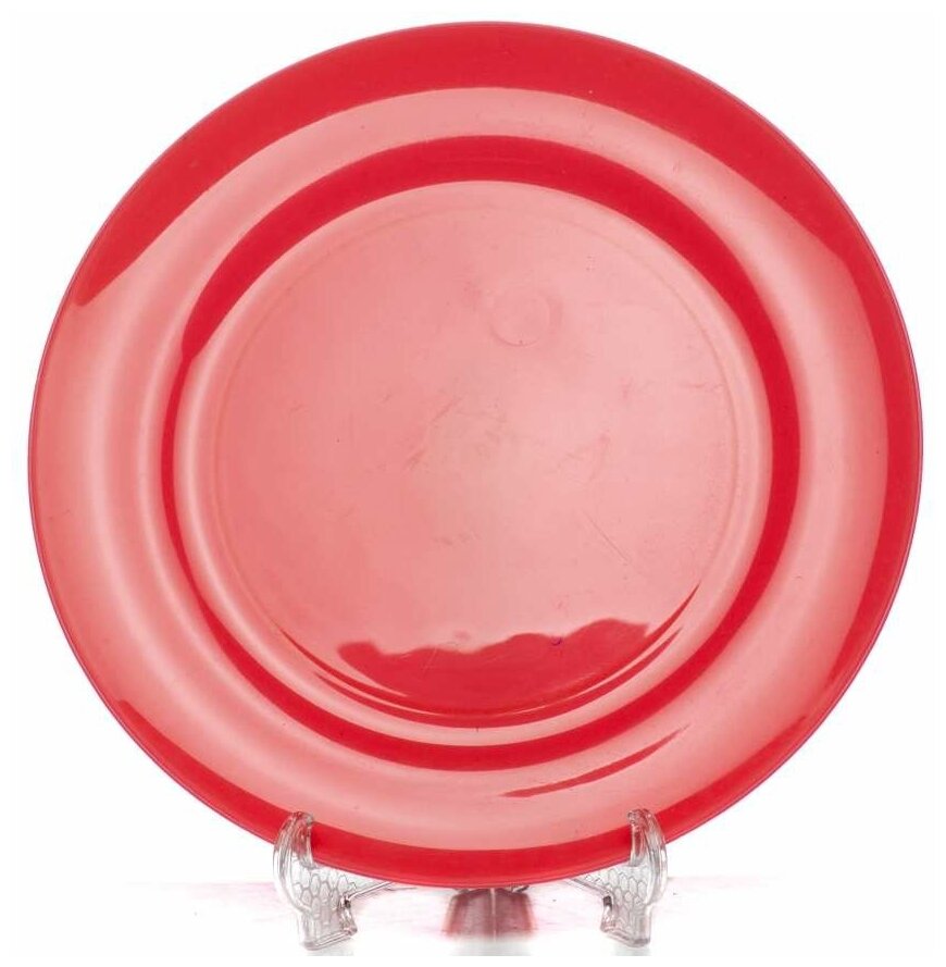 Набор тарелок 3 шт. d=200 мм красный