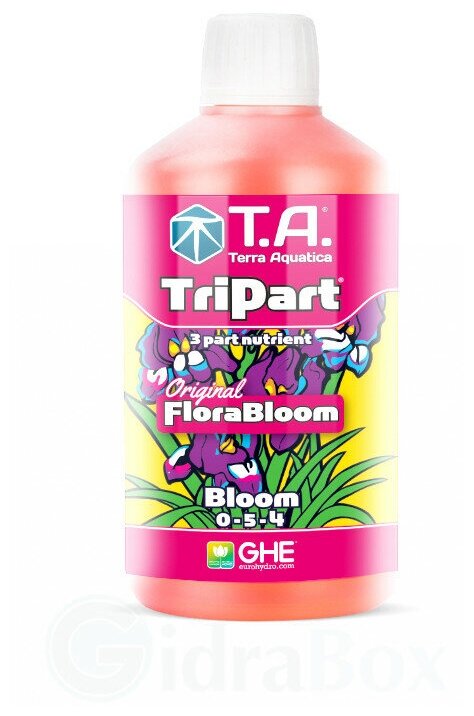 Удобрение Terra Aquatica TriPart Bloom (ex GHE FloraBloom) 0.5 л. - фотография № 1