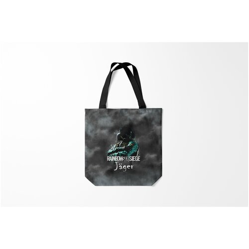 фото Сумка-шоппер / 40х40 см / геймерам / rainbow six siege jager burnettie