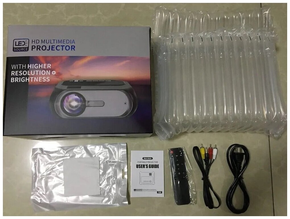 Светодиодный проектор T7A Full HD 1080P 4000 лм портативный проектор