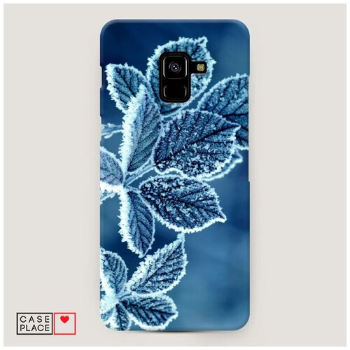 фото Чехол пластиковый samsung galaxy a8 plus 2018 зима 6 case place