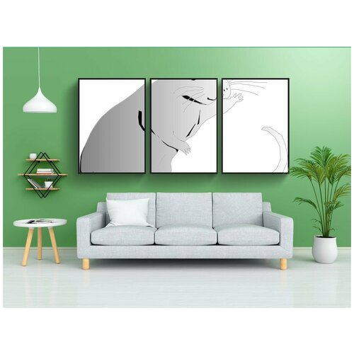 фото Набор модулных постеров для интерьера "животное, крыса, грызун" 60x90 см. в тубусе, без рамки lotsprints