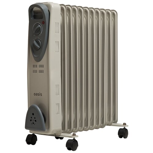 Радиатор масляный Oasis UT-25, 2500 Вт, 11 секций, до 25 кв. м, обогреватель масляный, обогреватель для дома