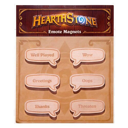Набор магнитов Blizzard Hearthstone Emote