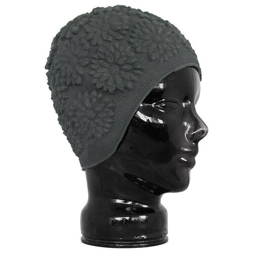 фото Шапочка для плавания fashy latex ornament cap , арт.3102-00-20, латекс, черный