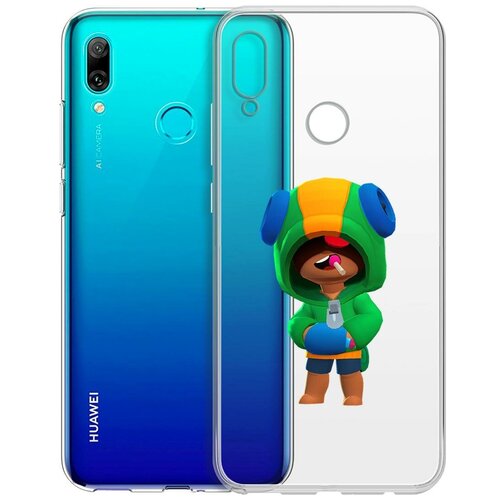 Чехол-накладка Clear Case Brawl Stars-Леон для Huawei P Smart (2019)/Honor 10 Lite (2019) чехол накладка clear case brawl stars бо хорус для honor 9s huawei y5p