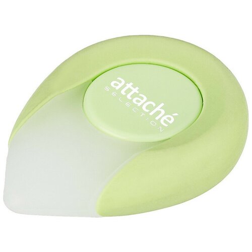 Ластик Attache Selection 2-в-1 с пластиковым держателем зелёный 106₽