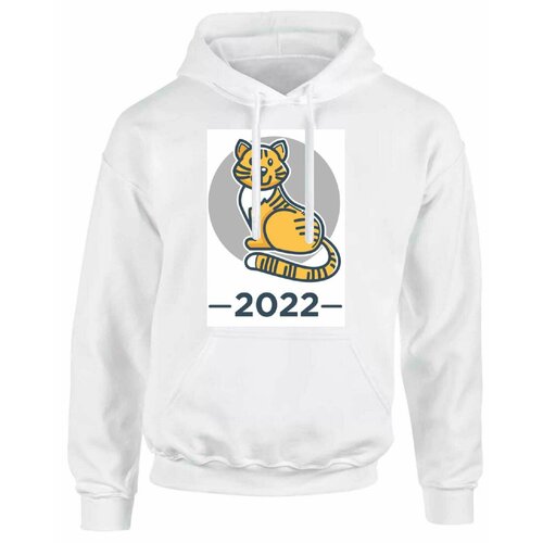 фото Худи goodbrelok, размер 48, белый