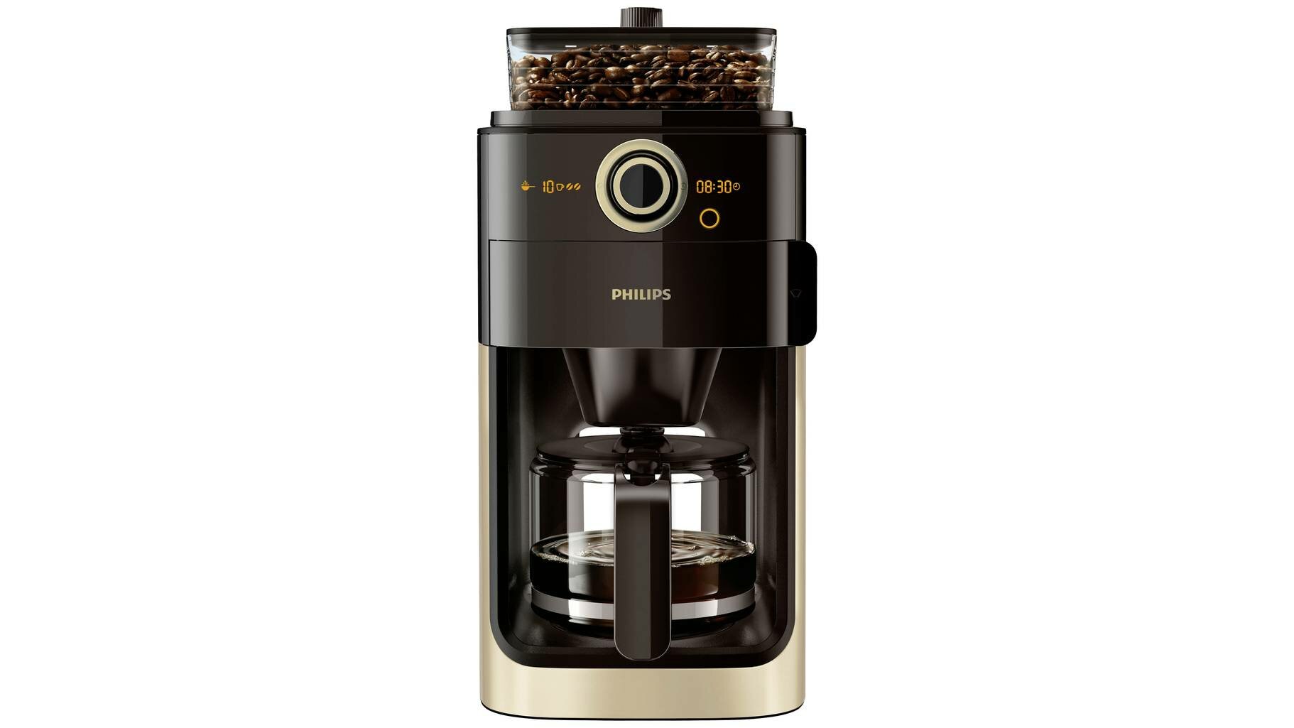 Кофемашина Philips Grind & Brew HD7768/90 Цвет шампанского