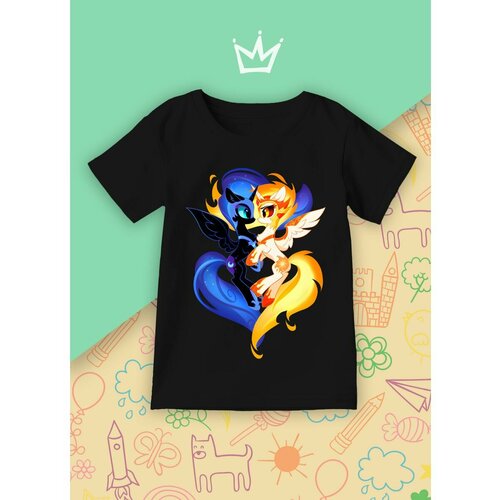 фото Футболка каждому своё, размер 128, черный