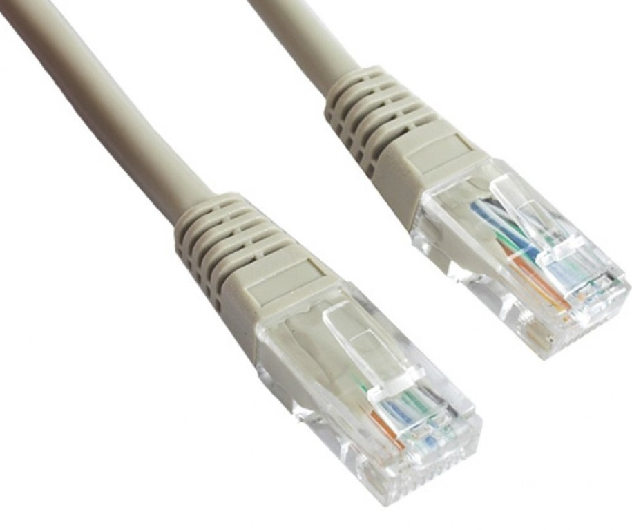 Патч-корд RJ45 - RJ45, 10 м, Cat 5e, 24 AWG U/UTP