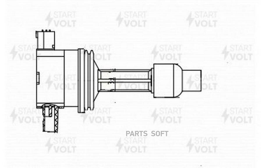 Катушка зажигания для а/м Volvo S40 (95-)/V40 (95-) 1.8/2.0i (SC 1009)