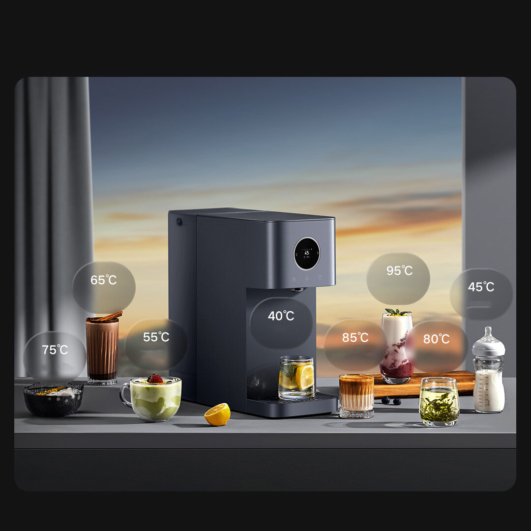 Термопоты Xiaomi Умный очиститель воды и термопот 2-в-1 Xiaomi Mijia Tabletop Drinking Machine Smart Edition (MRH142)