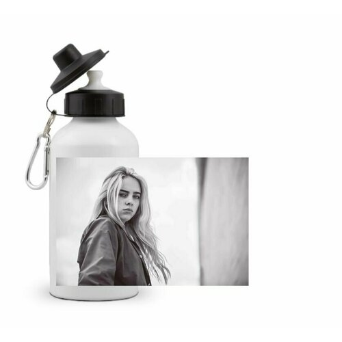 фото Спортивная бутылка билли айлиш, billie eilish №8 goodbrelok