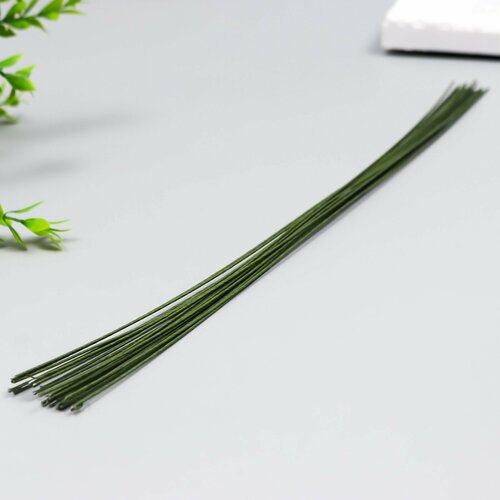 Проволока для творчества Зелёная набор 20 шт 09 мм 36 см 333₽