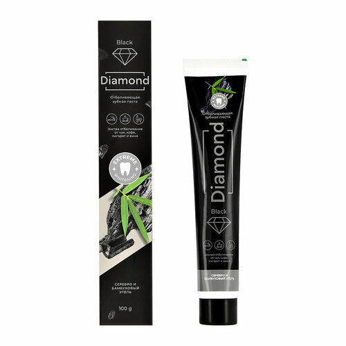 Паста зубная DORALL COLLECTION DIAMOND BLACK отбеливающая 100 г 597₽