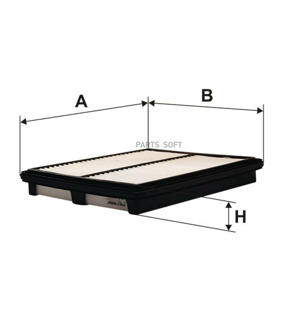 FILTRON Фильтр возд. DAEWOO LEGANZA 2.0L 16V 97-02