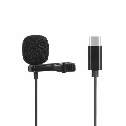 Петличный микрофон Lavalier MicroPhone JH-042 Конденсаторный микрофон с выходом Type-C чистый Hi Fi звук шумоподавление 409₽