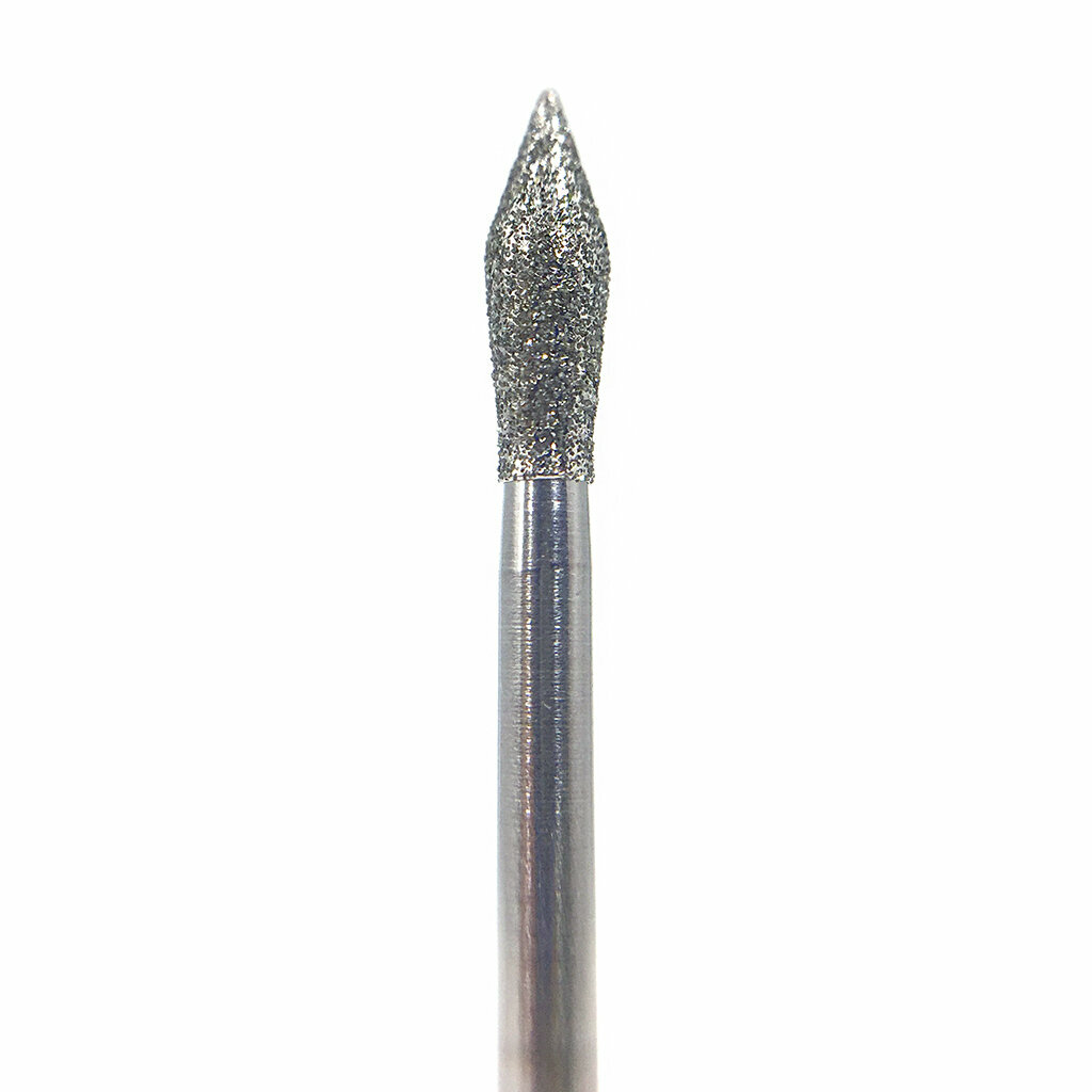 Бор алмазный 899, палатинальный, под турбинный наконечник, D 2.1 мм, L 6.5 мм, синий
