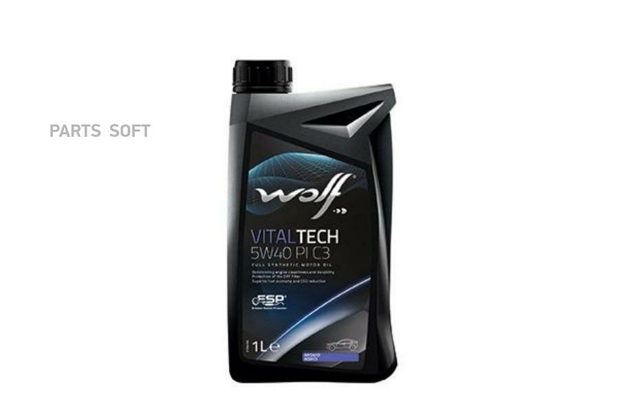 Масло моторное VITALTECH 5W40 PI C3 1L WOLF OIL / арт. 8302817 - (1 шт)