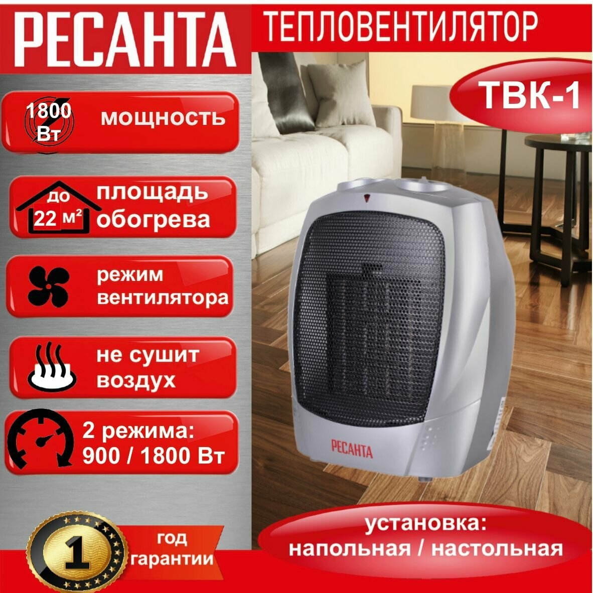 Тепловентилятор Ресанта - фото №16