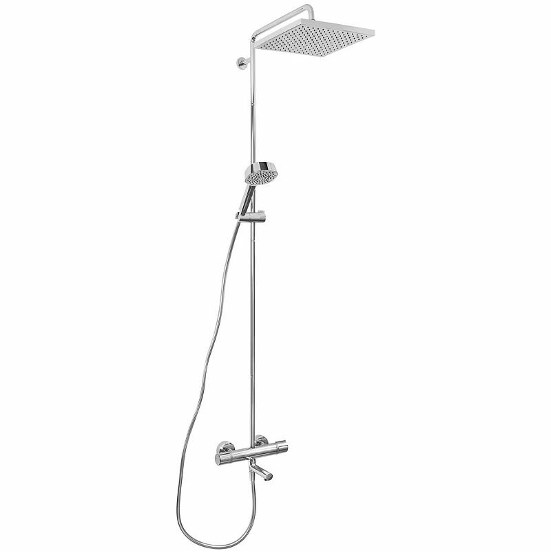 фото Душевая стойка Jacob Delafon Atom E26238-CP с термостатом