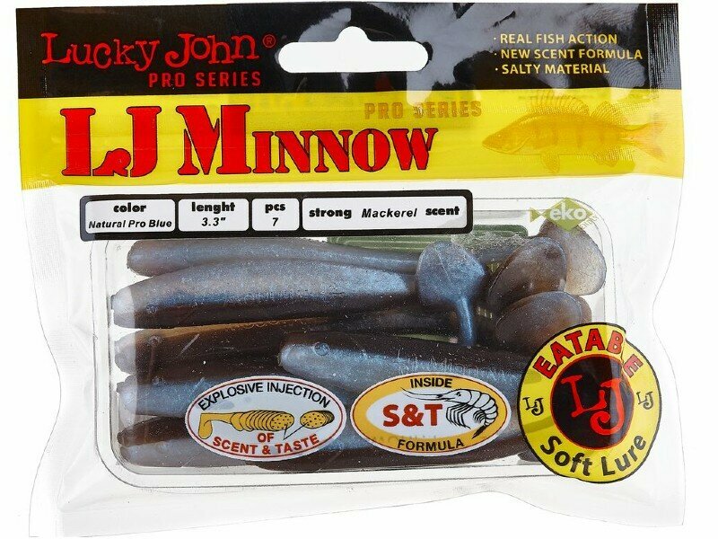 Виброхвосты Lj Pro Series Minnow 3.3" T46 SALMO - фото №14