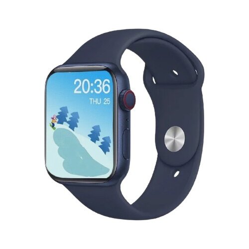 Смарт часы M26 Plus Smart Watch (IOS/Android), с магнитной зарядкой, со встроенными датчиками, 44mm, Blue (синий)