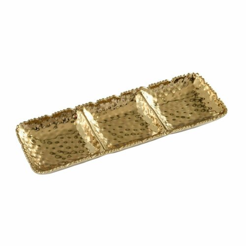 Блюдо для закусок тройное Pampa Bay Golden Millennium