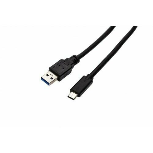 Кабель USB Type-C Filum FL-C-U3-AM-CM-0.5M 0.5 м, USB 3.0, черный, 3A, разъемы: USB A male- USB Type С male, пакет filum адаптер usb 3 0 0 15 м разъемы type c male dp female fl a u3 cm dpf 0 15m 895487