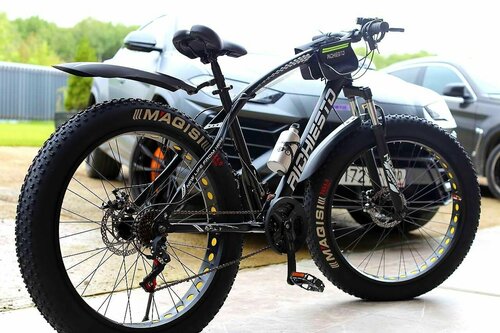 Велосипед горный Фэтбайк/Fatbike Richiesto 26" На спицах Взрослый ...