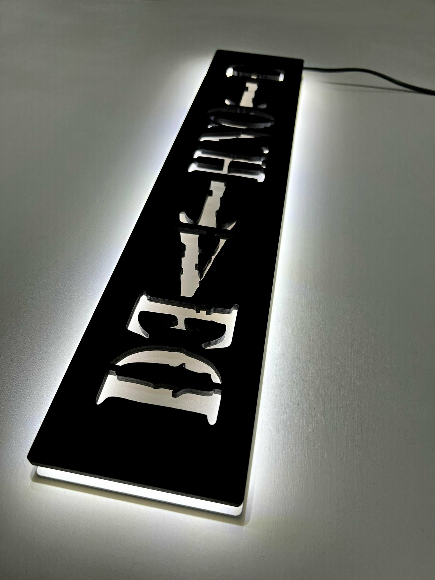 Настенный светильник Death Note, ночник аниме Тетрадь Смерти - фотография № 4