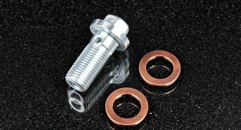 Болт BANJO M10*1 мм, L23 мм, с шайбами, SW10