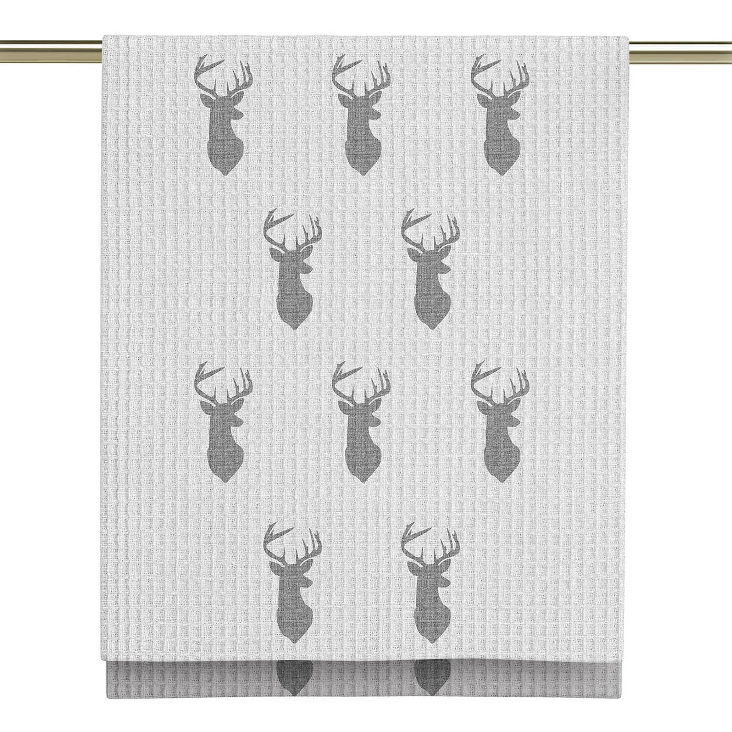 Набор вафельных полотенец 45х60 (3 шт.) "Унисон" рис 33206-1 Scandi Deer - фотография № 6